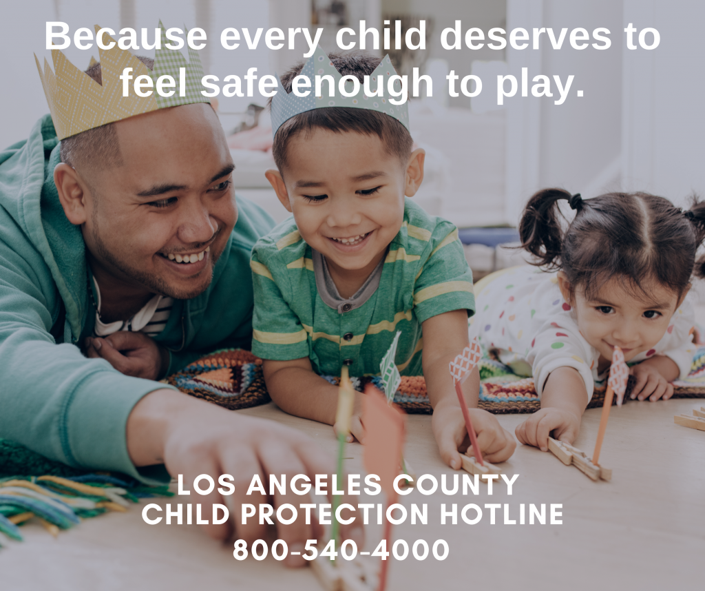 Child Protection Hotline Digital Toolkit Los Angeles County Department of Children and Family